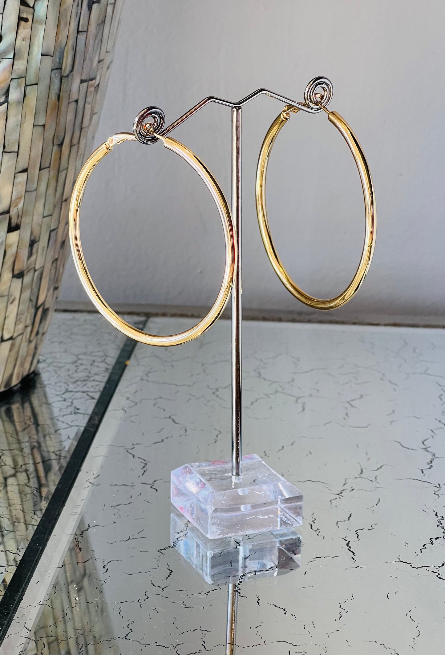 14kt Gold Hoops Earrings