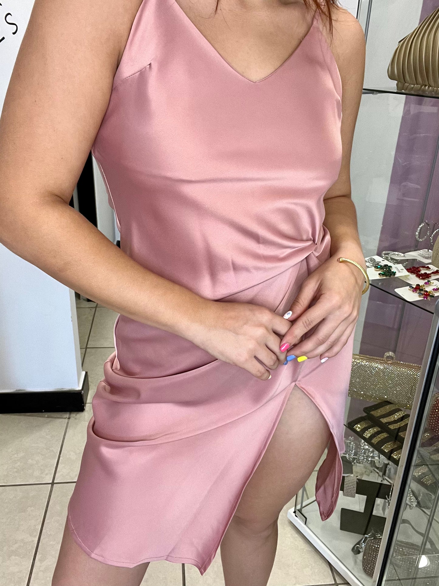 Sofia Glam Midi Dress