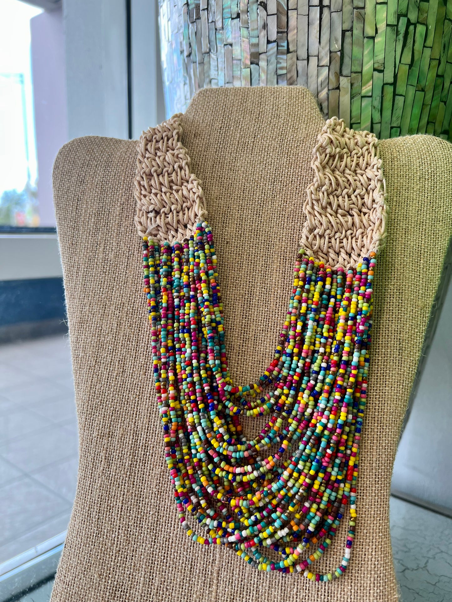 Multi Layer Beads Necklace
