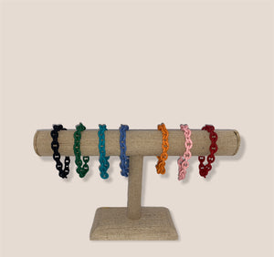Rubber chain bracelet