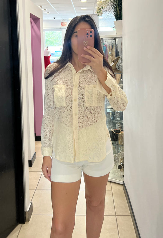 In Lace Blouse